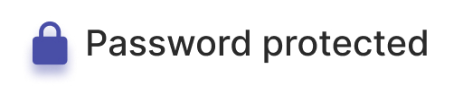Password protected